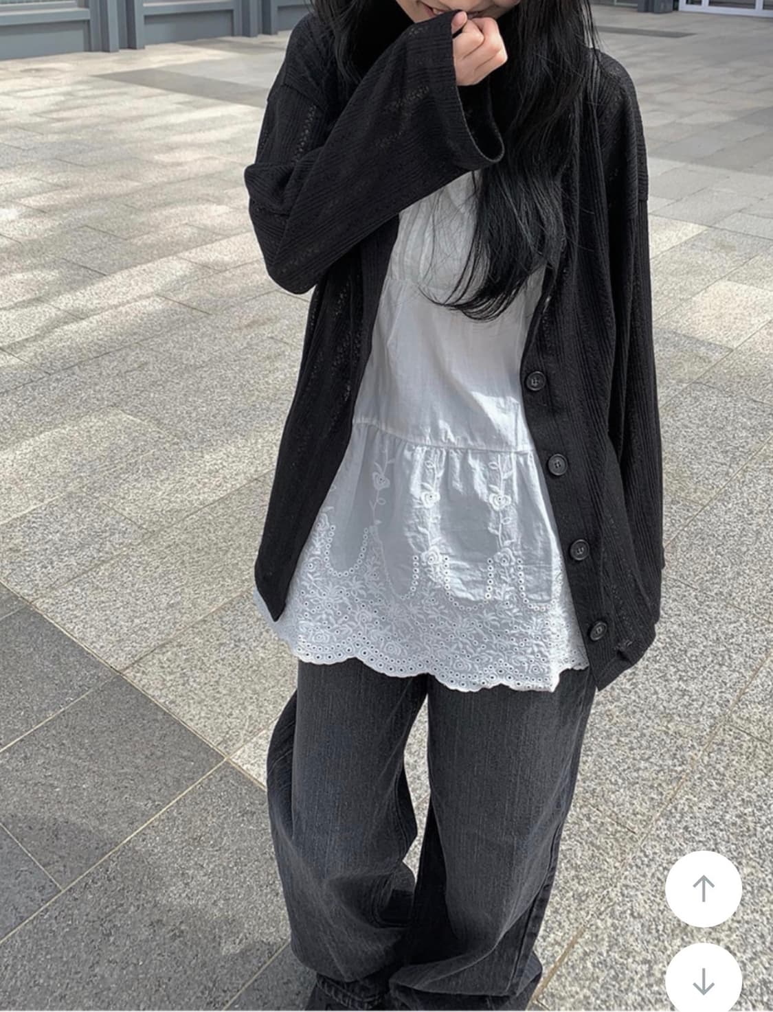 애니원모어 모리걸st 가디건 상품이미지1