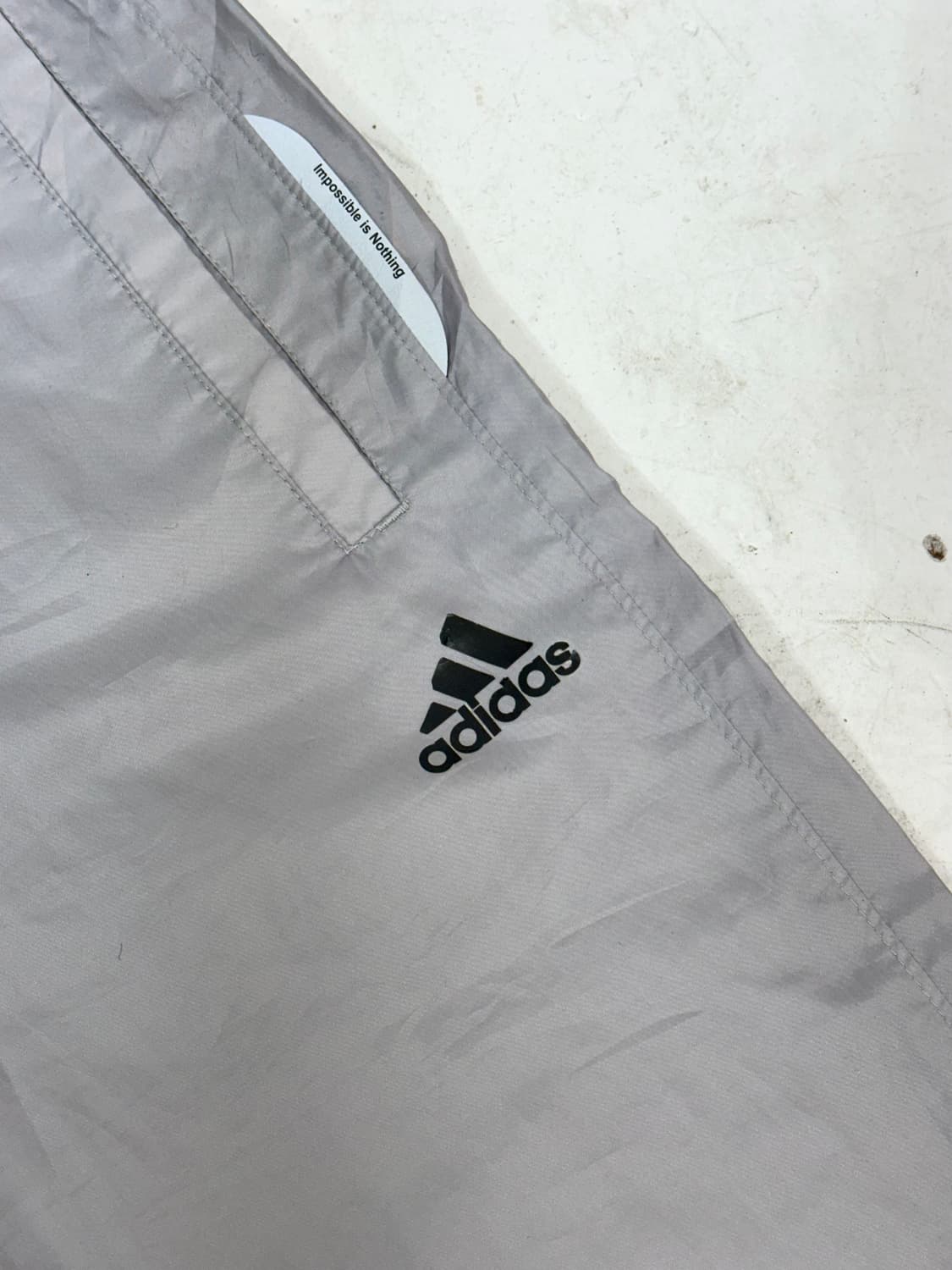 00s 아디다스 와이드 그레이 트랙 팬츠 추리닝 바지  상품이미지6