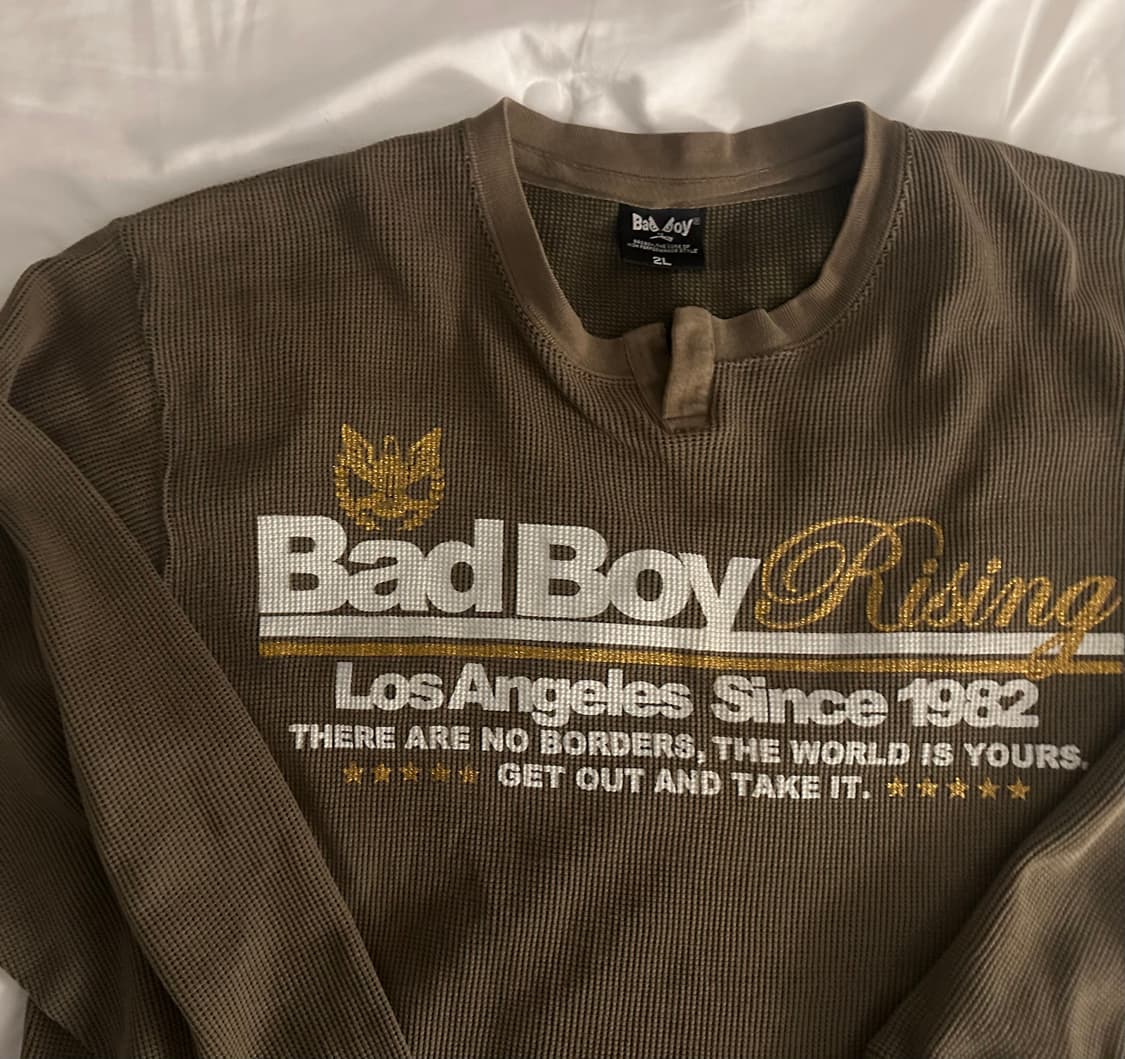 bad boy 와플 롱슬리브 상품이미지1