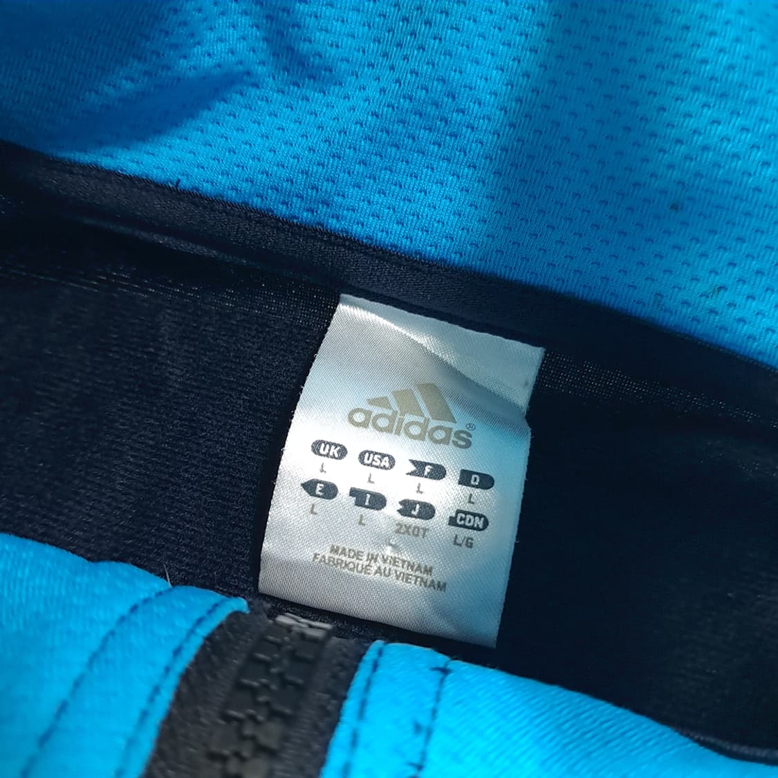 CK353 FREE 아디다스 00s 다크네이비 블루 크롭 집업 자켓 상품이미지3