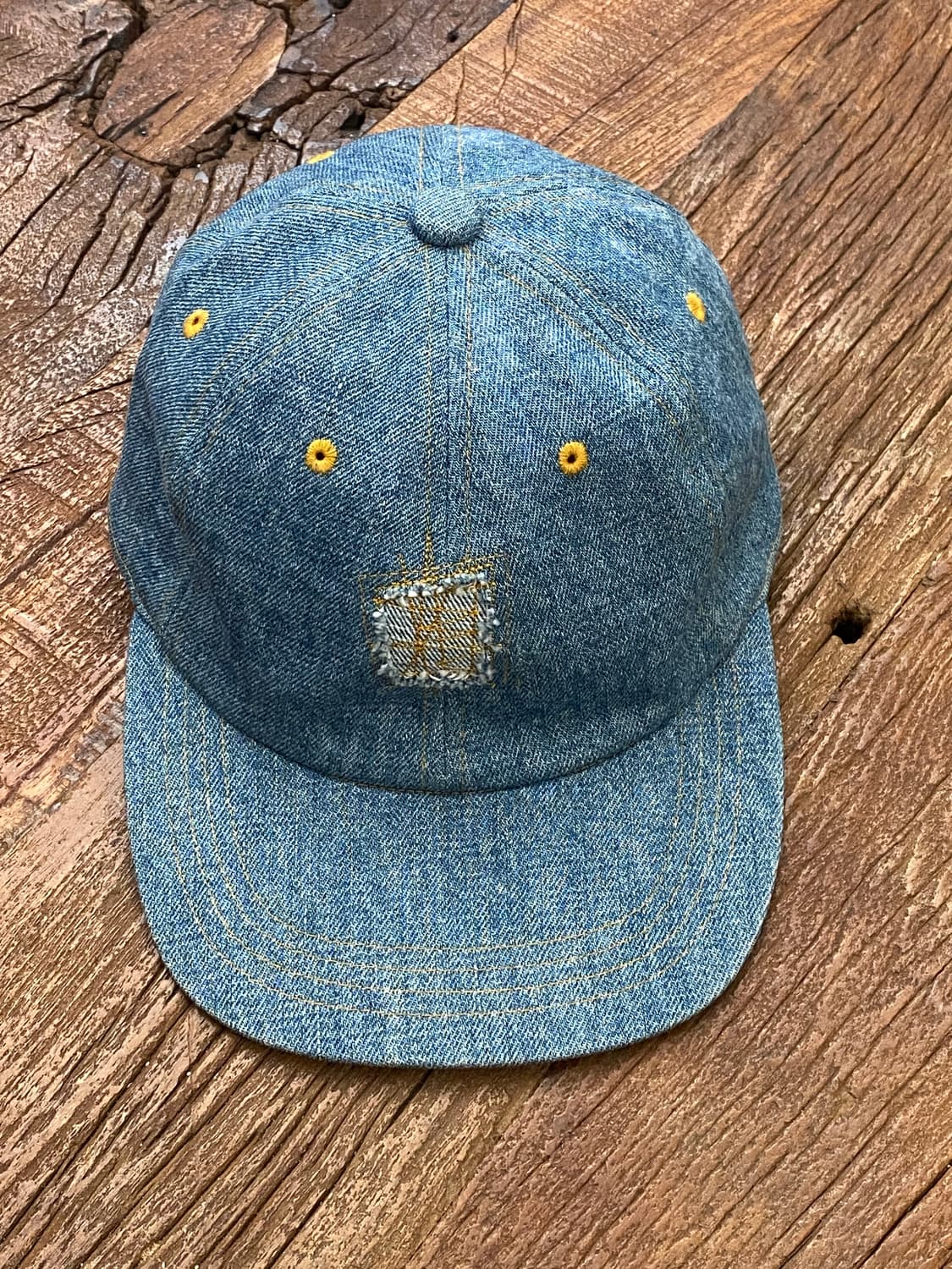 사스콰치패브릭스 6패널 데님캡 상품이미지1