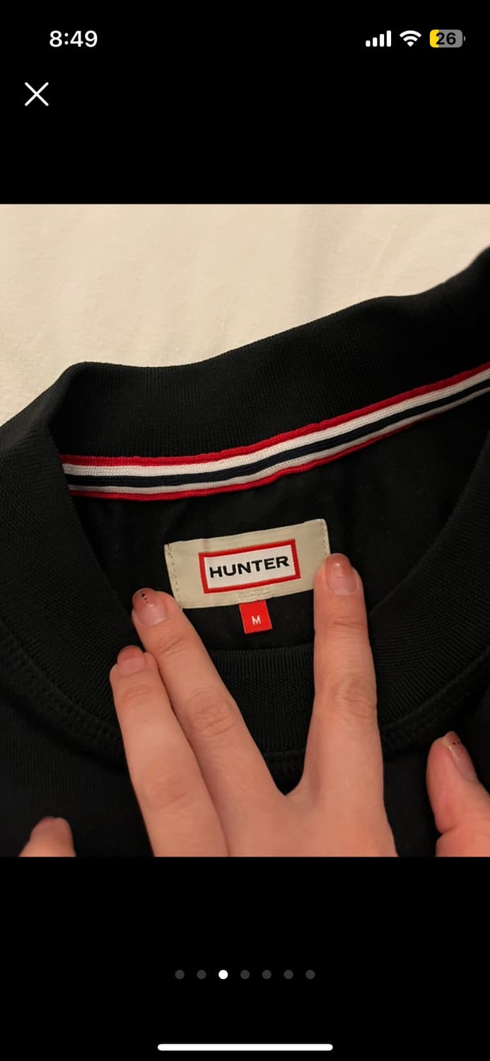 HUNTER 헌터 블랙 티셔츠 M 상품이미지2