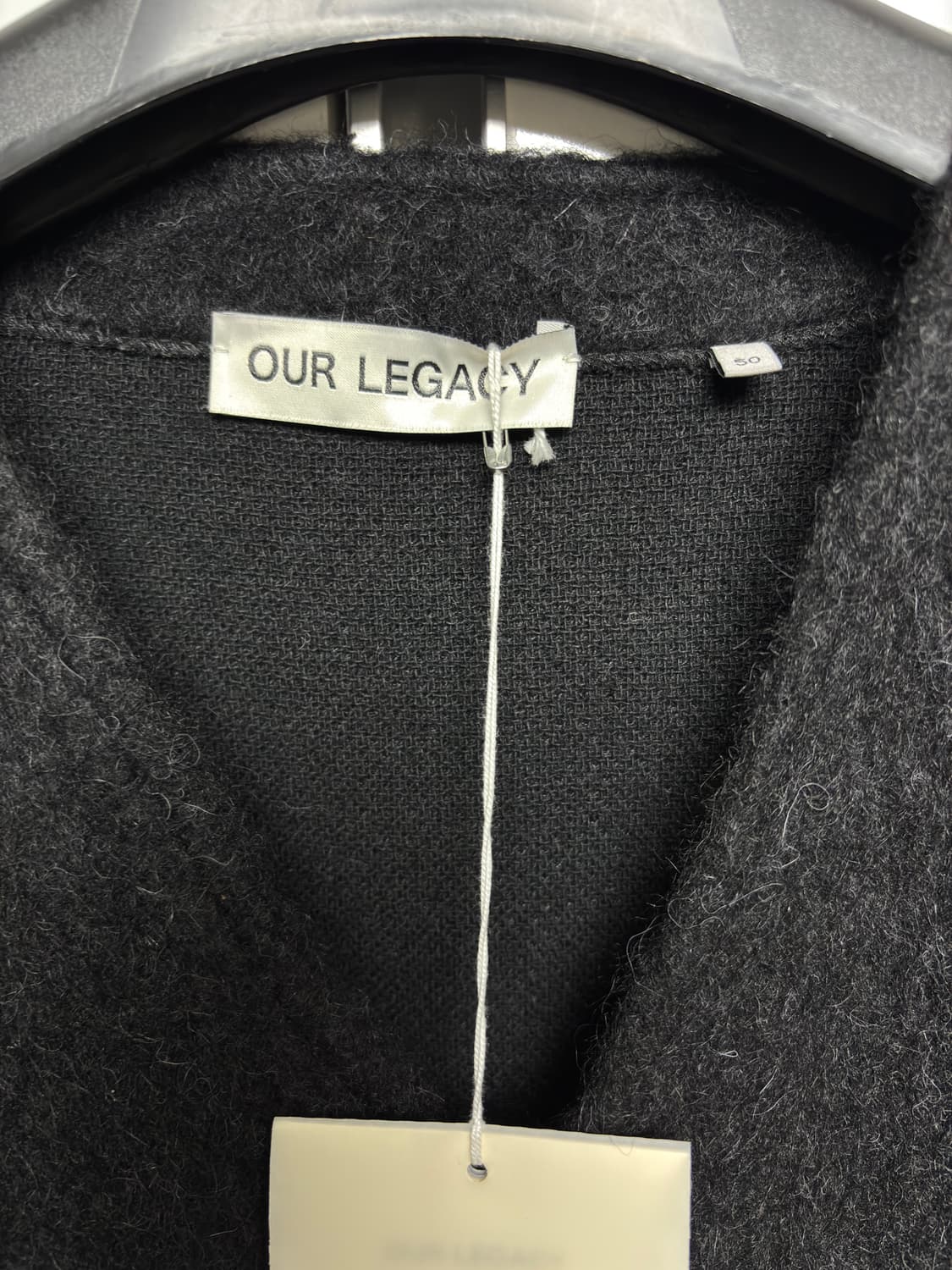 [50] 아워레가시 모헤어 가디건 블랙 상품이미지5