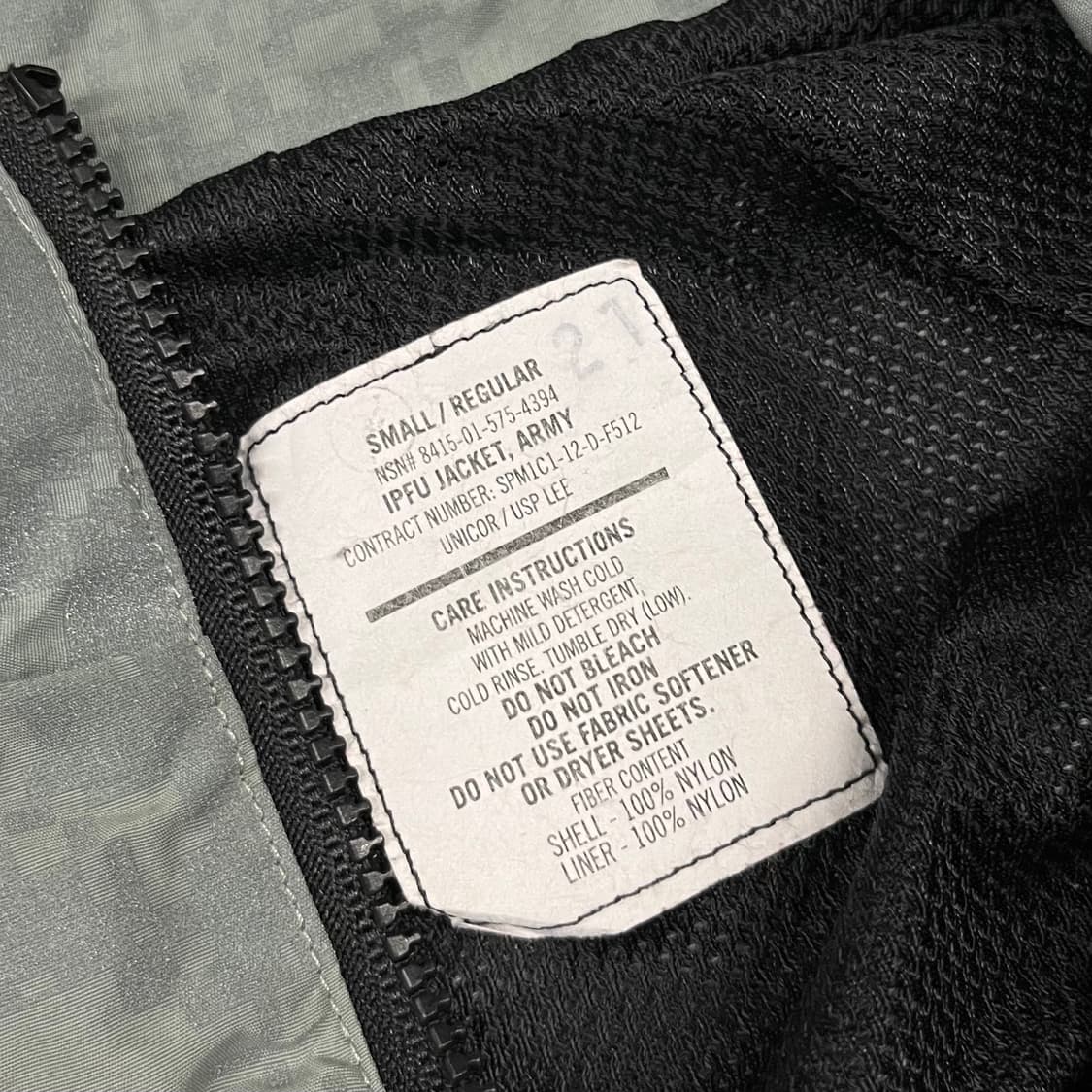 미군 리플렉티브 IPFU 자켓 (S/R) 상품이미지4