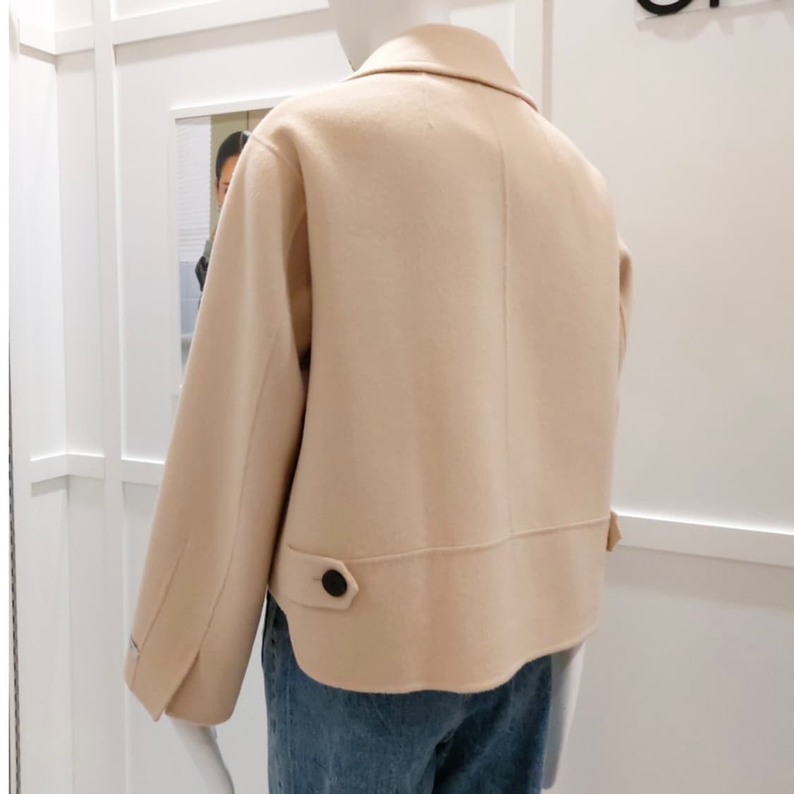 온앤온 더블 단추 숏 코트 상품이미지6