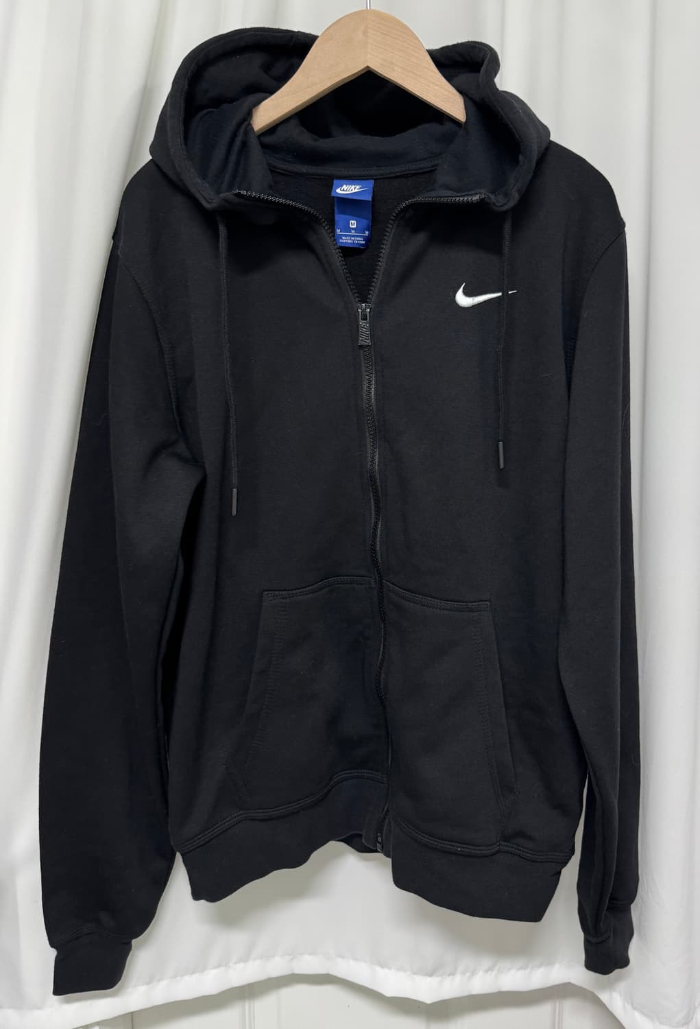 나이키 스우시 기모 후드 집업 상품이미지2