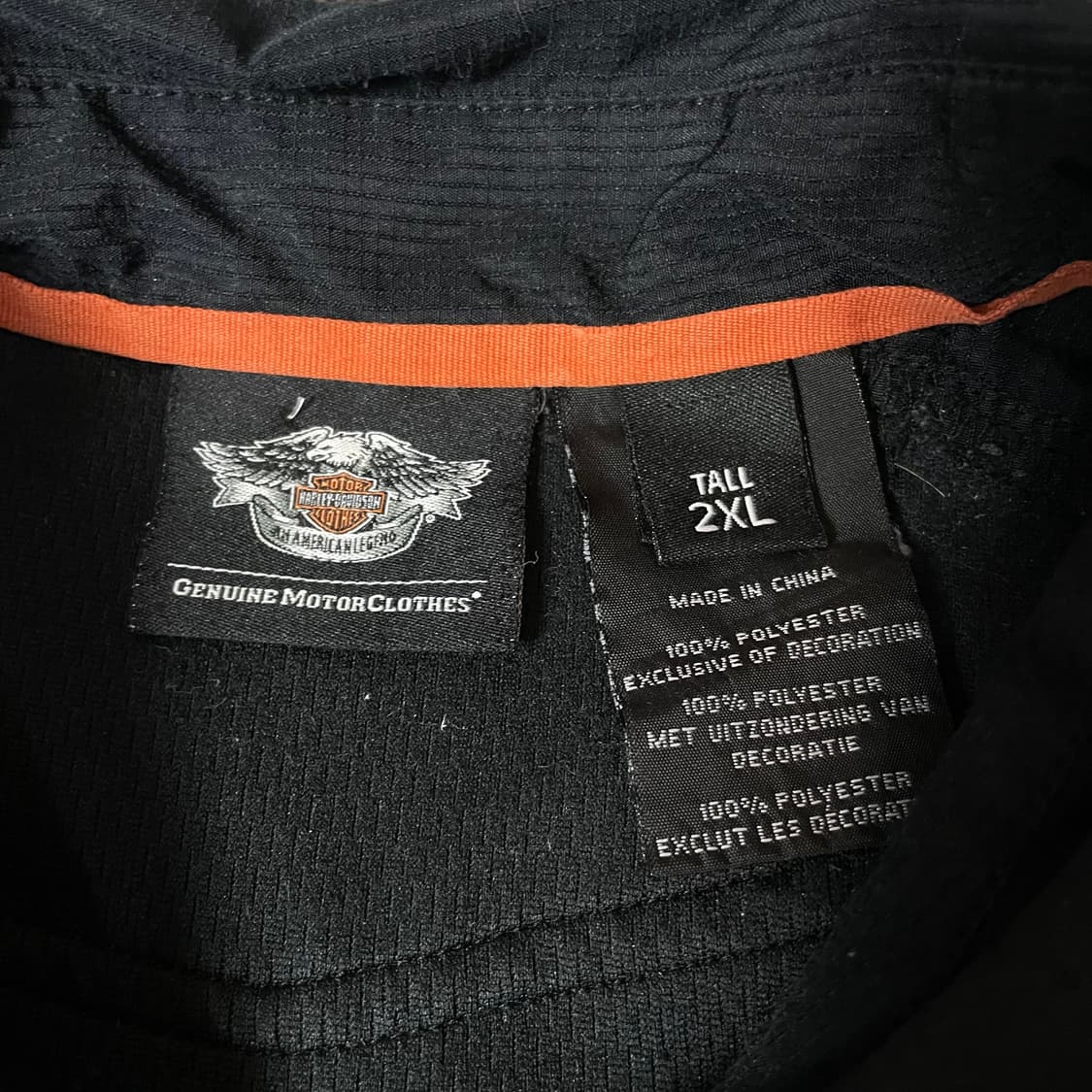할리데이비슨 블랙 이글 패치로고 투포켓 반팔 셔츠 2XL 상품이미지4