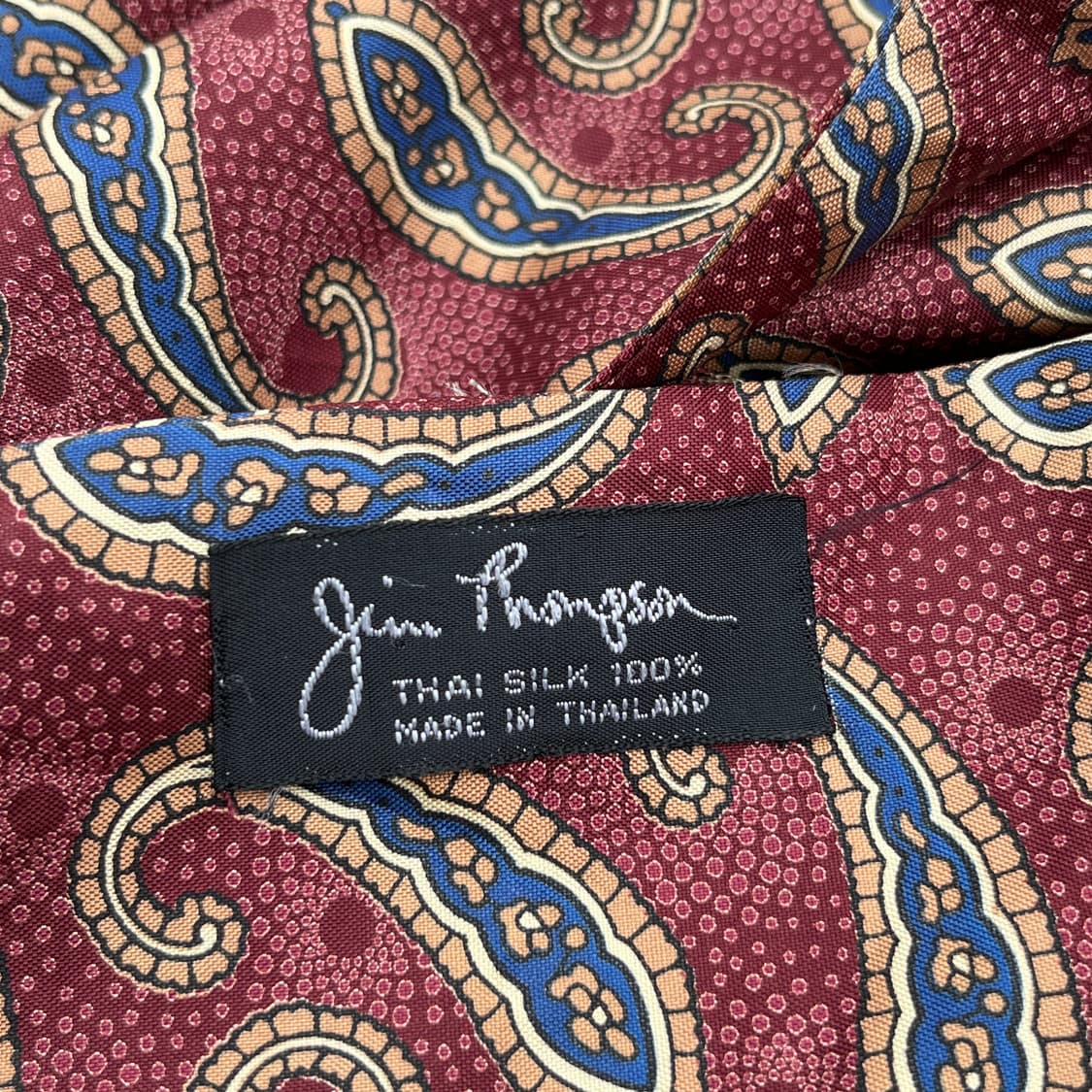 짐 톰슨(Jim Thompson) 실크100 페이즐리 머플러 상품이미지2