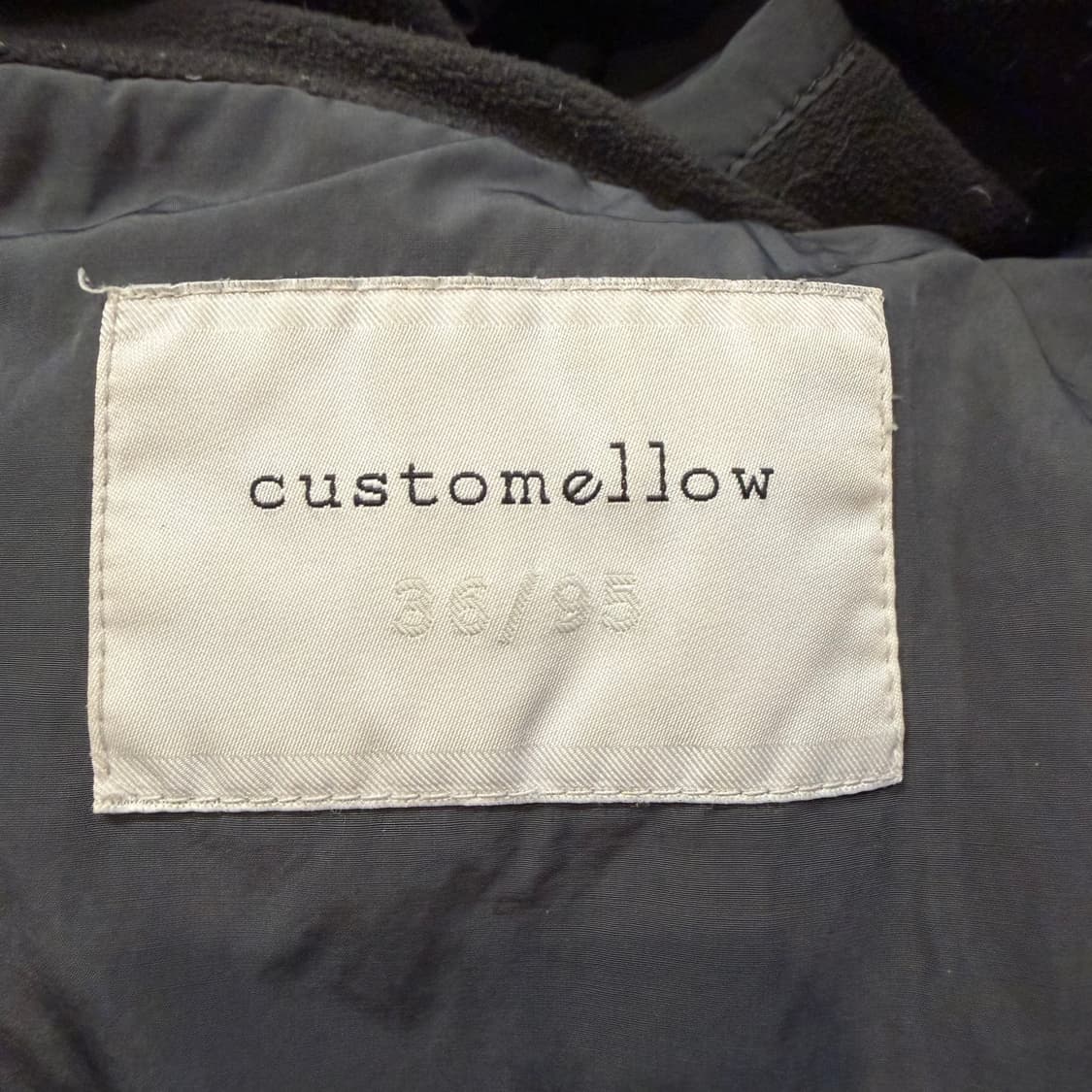 커스텀멜로우 가먼트 다잉 덕다운 센터 포켓 패딩 상품이미지3