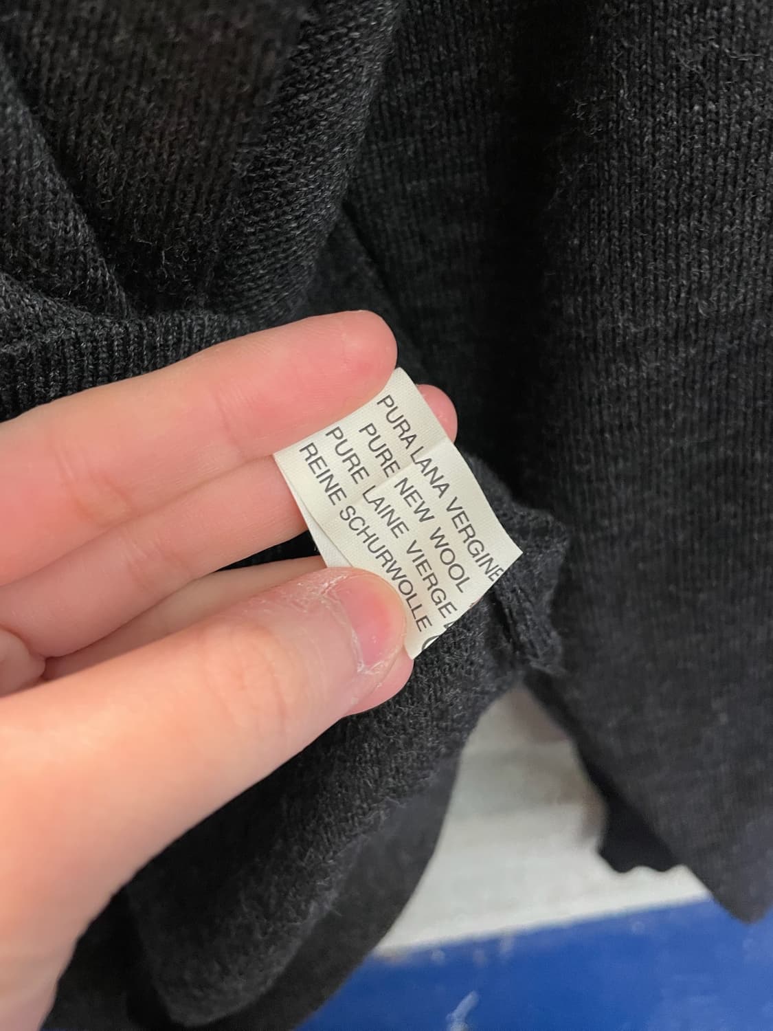 1990s Italy 글렌필드 아가일 브이넥 니트 상품이미지8