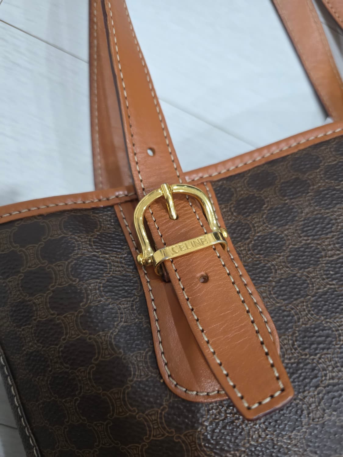 셀린느 마카담 버킷백 토트백 숄더백(최상) 상품이미지4