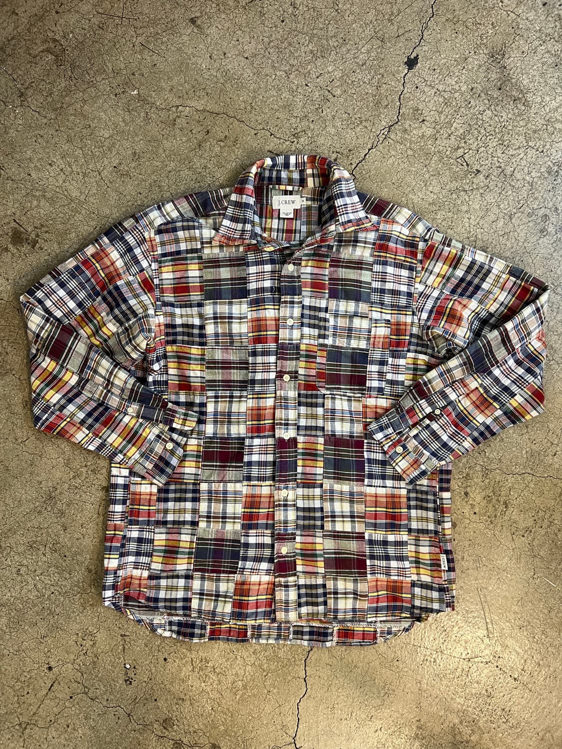 J. CREW 체크 포켓 셔츠 M 상품이미지1