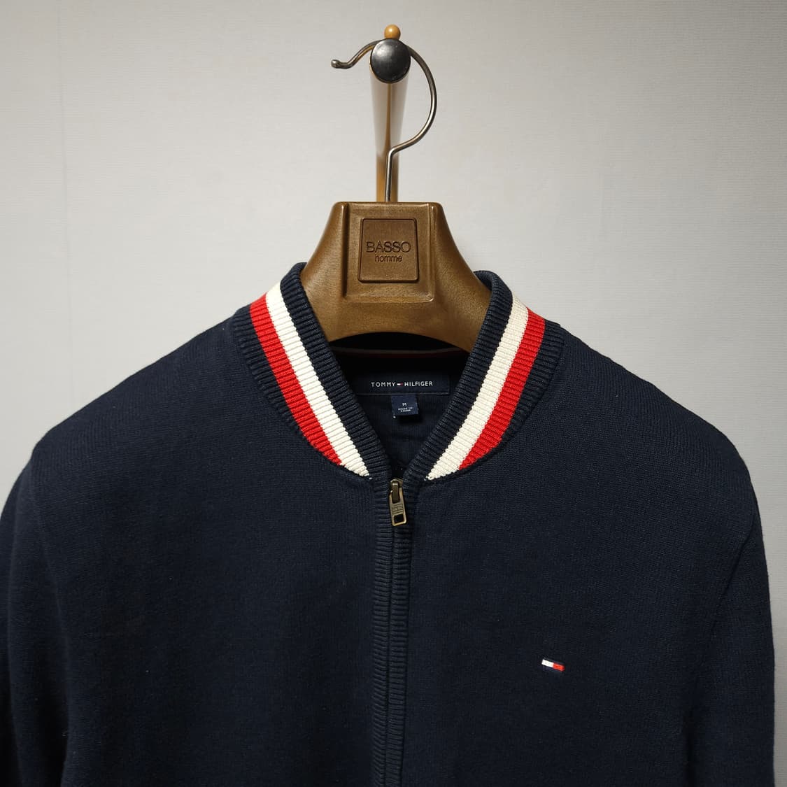 M ) 타미힐피거 네이비 니트 자켓 상품이미지3