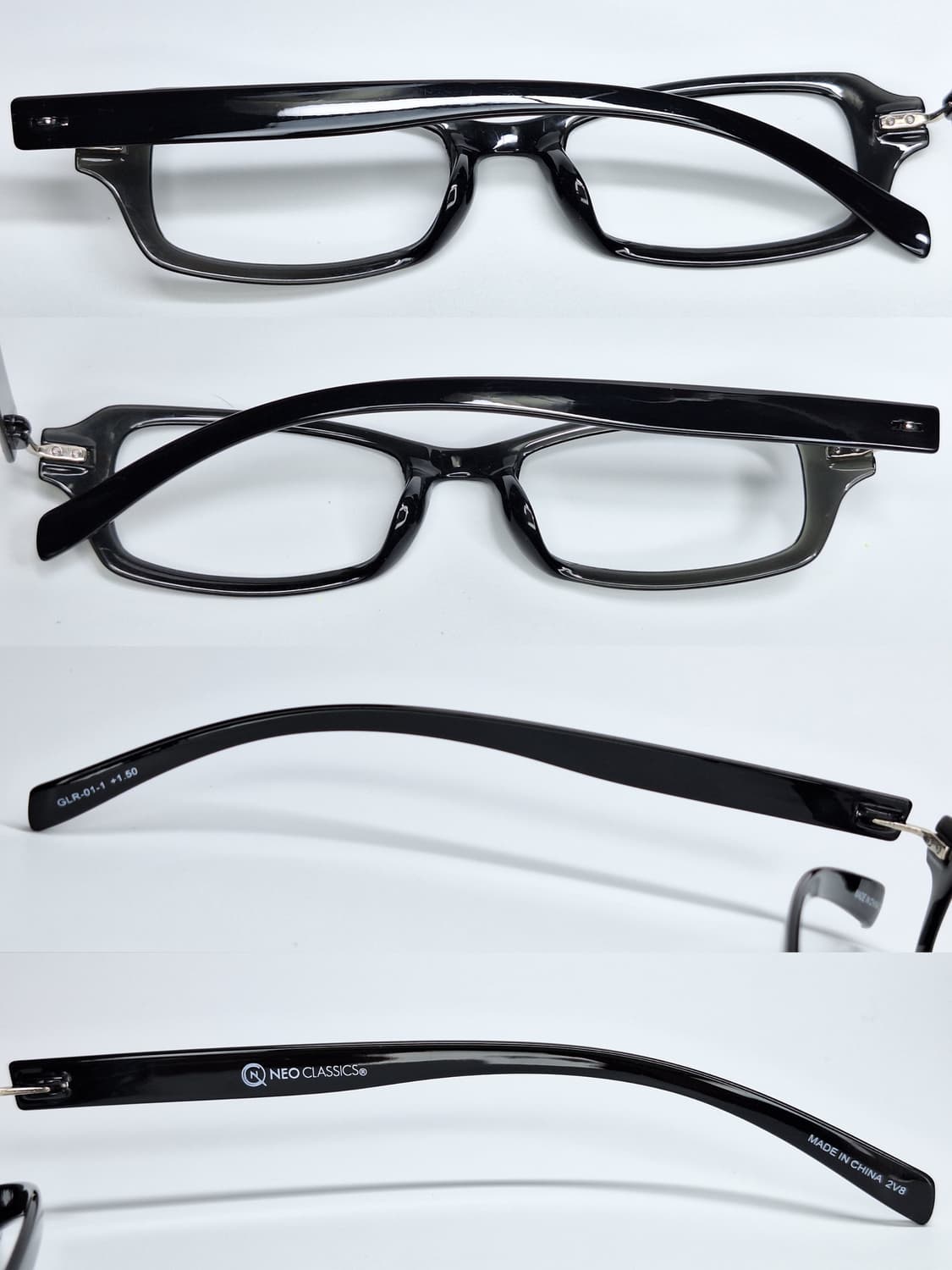 네오 클래식 neo classics GLR-01-1 블랙 슬림 안경테 상품이미지9
