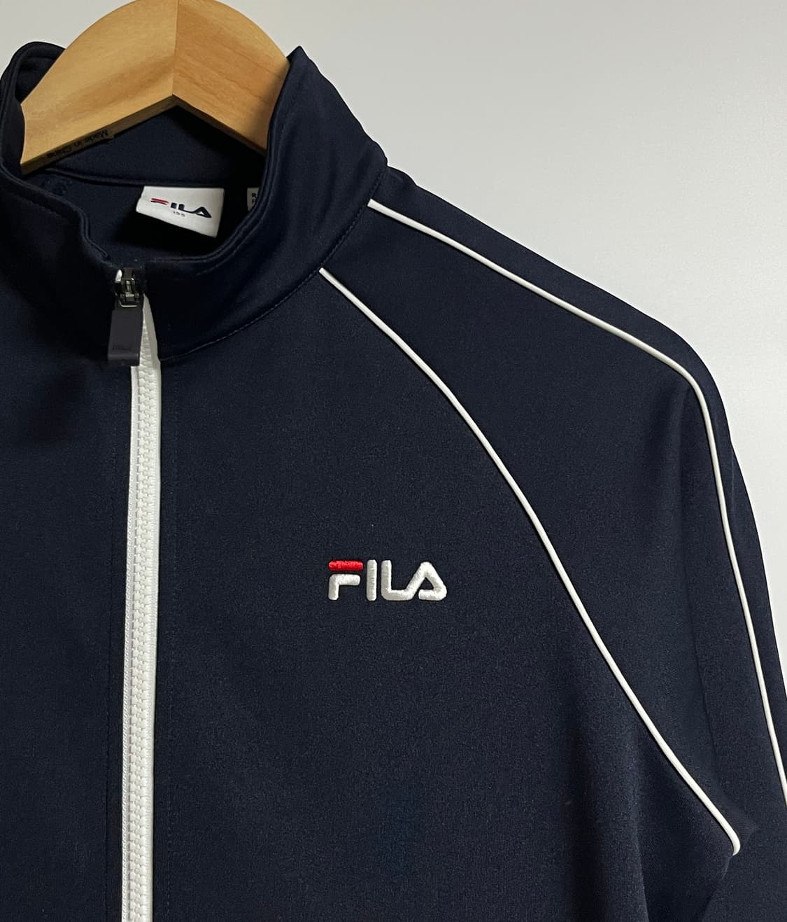 휠라 네이비 트랙 져지 트랙탑 S 상품이미지4