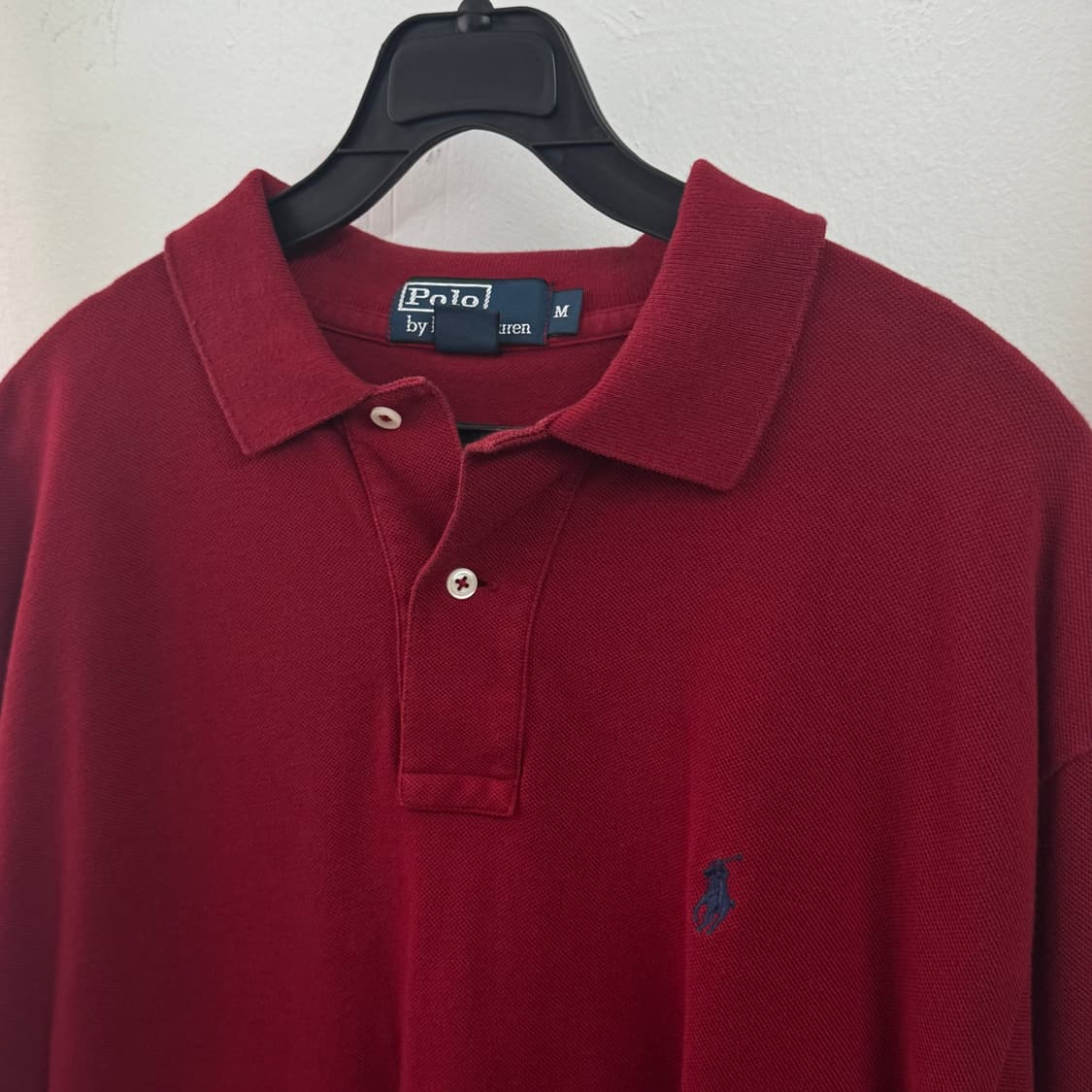 M 폴로 버건디 롱슬리브 상품이미지2