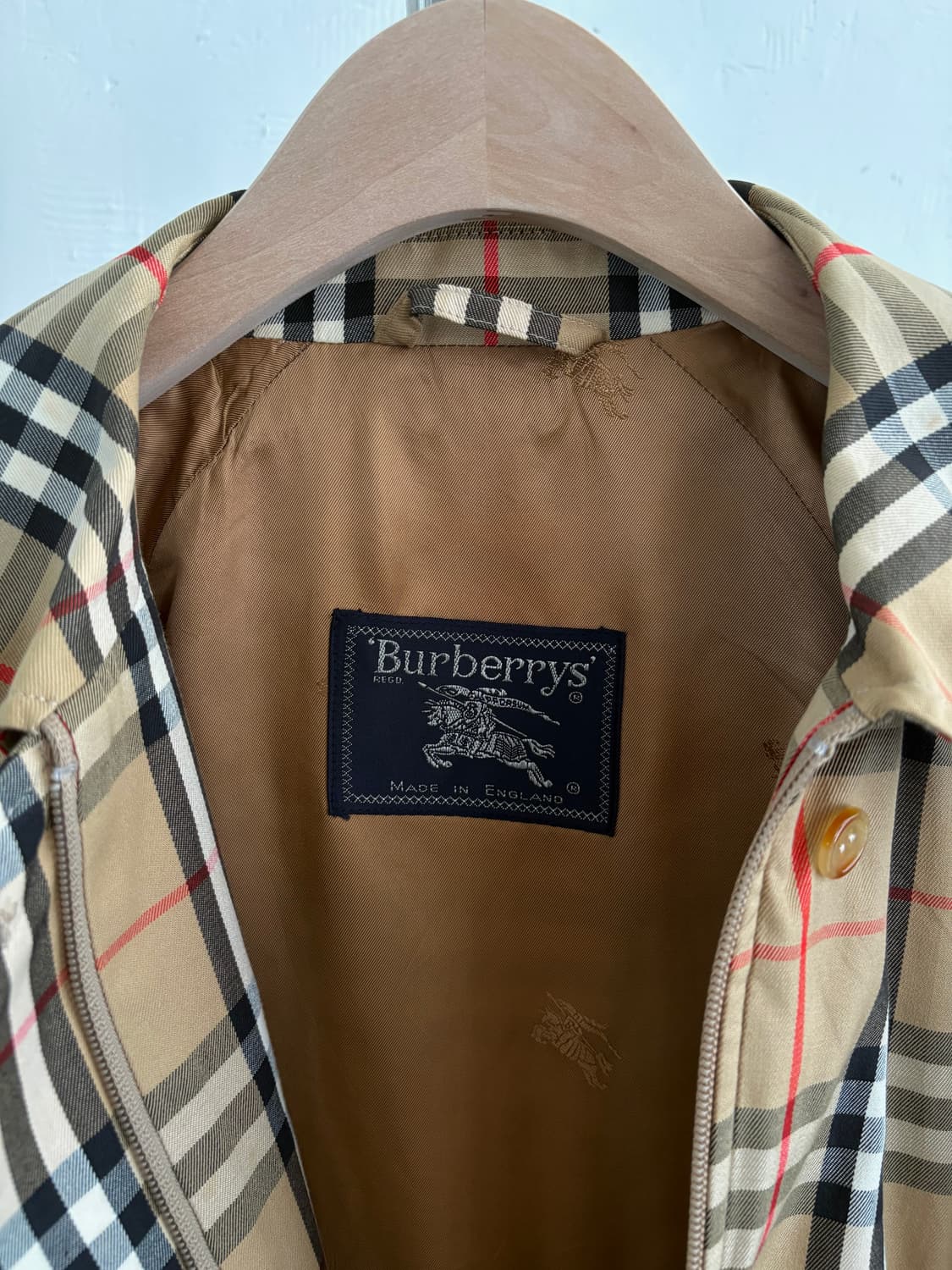 버버리 라나울 노바체크 헤링턴 자켓 상품이미지5