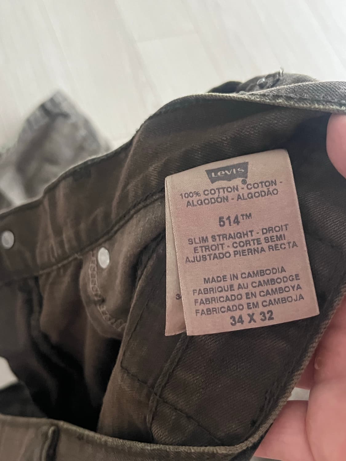 리바이스 514 w34 L32 상품이미지3