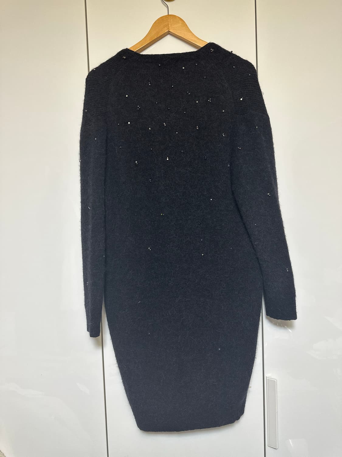 랑방 알파카 양모 오픈형 롱가디건 상품이미지4