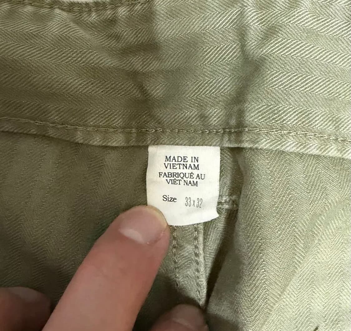 rrl 헤링본 팬츠 33/32 새상품 상품이미지2