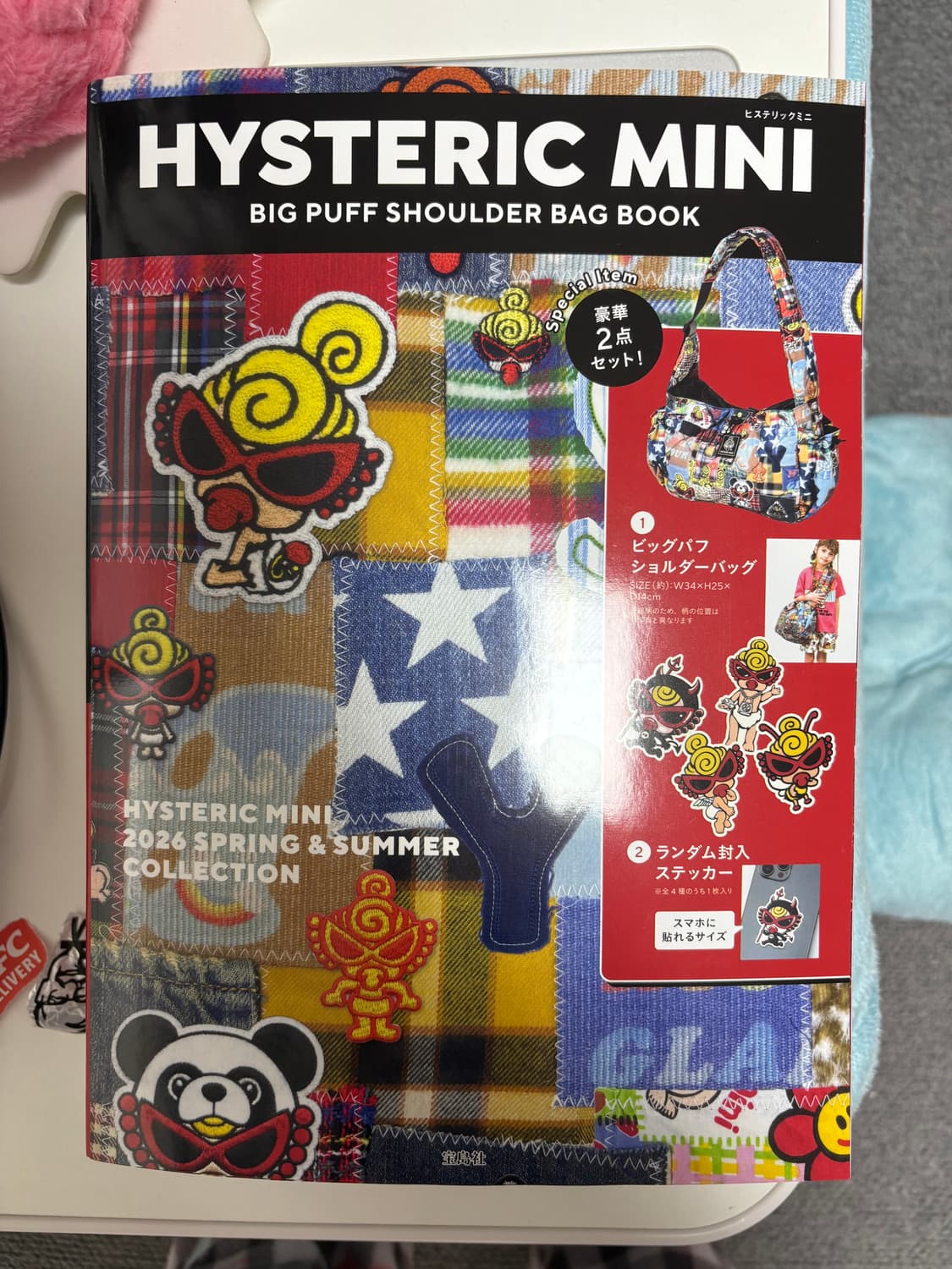 히스테릭 미니 잡지 숄더백 상품이미지2