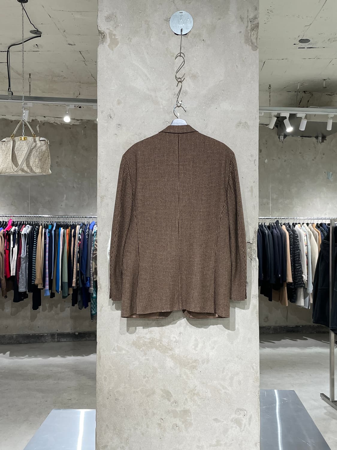 폴로 랄프로렌 블루라벨 브라운 하운드 투스 3B 울 블레이저 상품이미지6