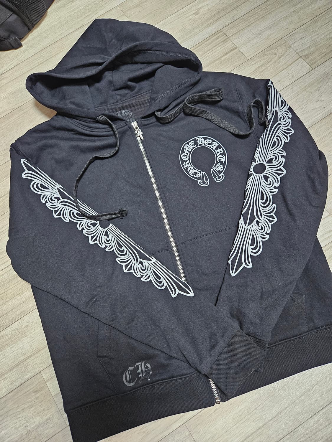 [정품]크롬하츠 홀스슈 플로랄 후드집업 상품이미지1