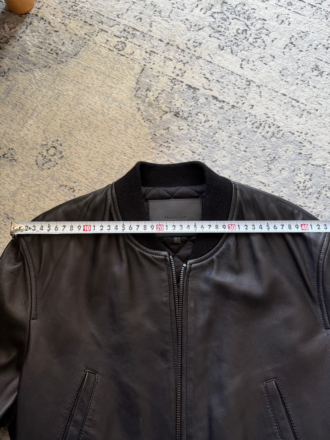 Massimo Dutti lamb leather bomber 가죽봄버 상품이미지7