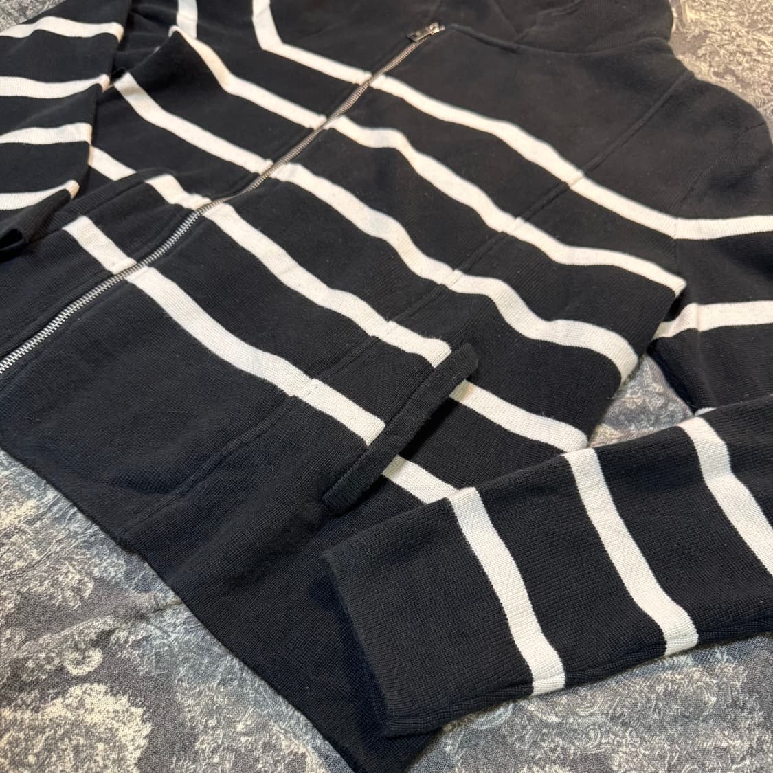 levani jacket stripe zip sweater 상품이미지4