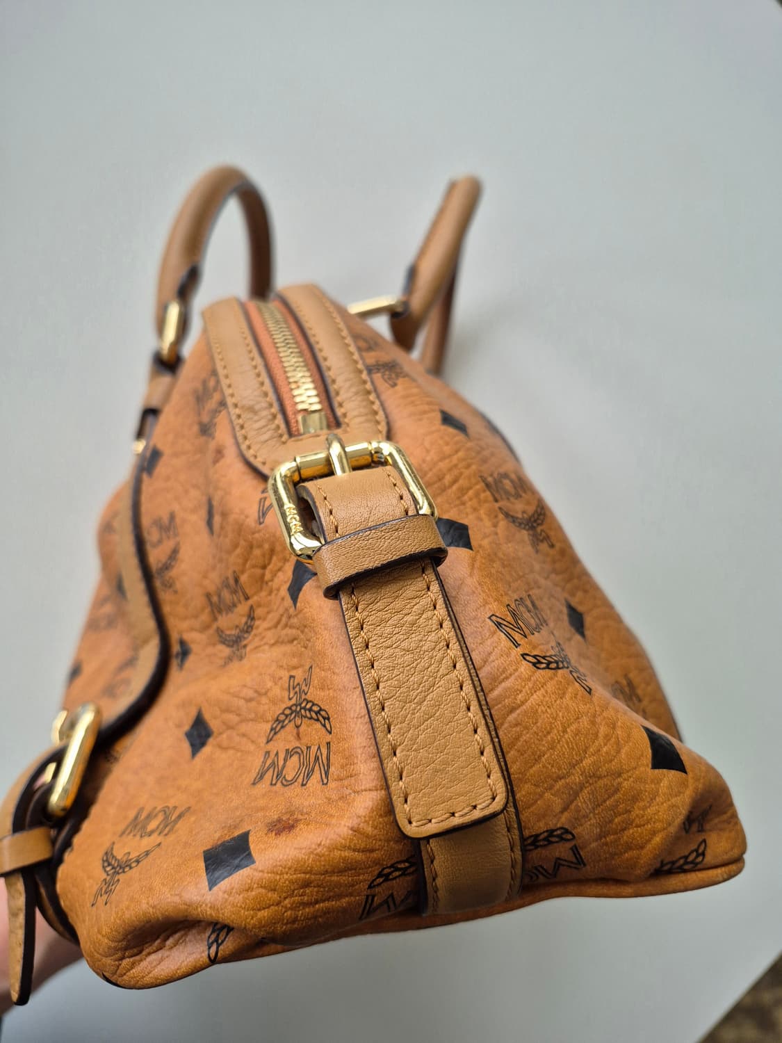 MCM 비세토스 브라운 토트백 상품이미지5