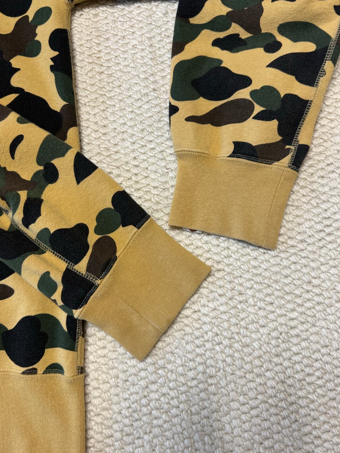 베이프 샤크 후드집업 황계 XL 상품이미지6