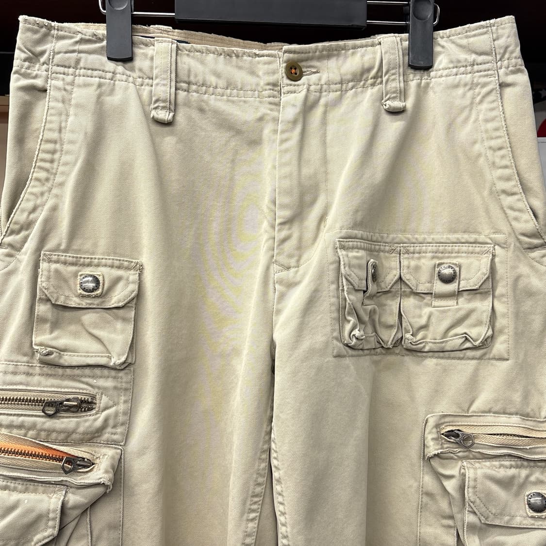 90s 폴로 랄프로렌 밀리터리 베이스 유틸카고 하프팬츠 N1111   상품이미지3