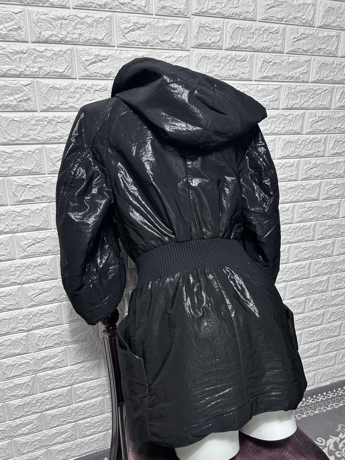 오브제 글로시 코팅 다운 코트 상품이미지5