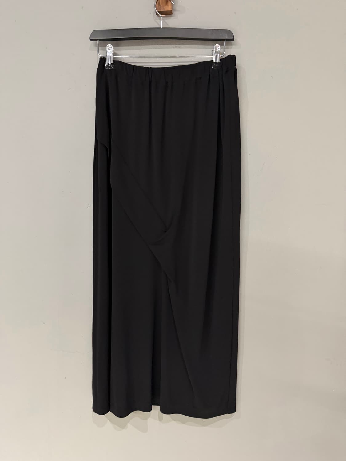 Drape wrap design maxi skirt 상품이미지5