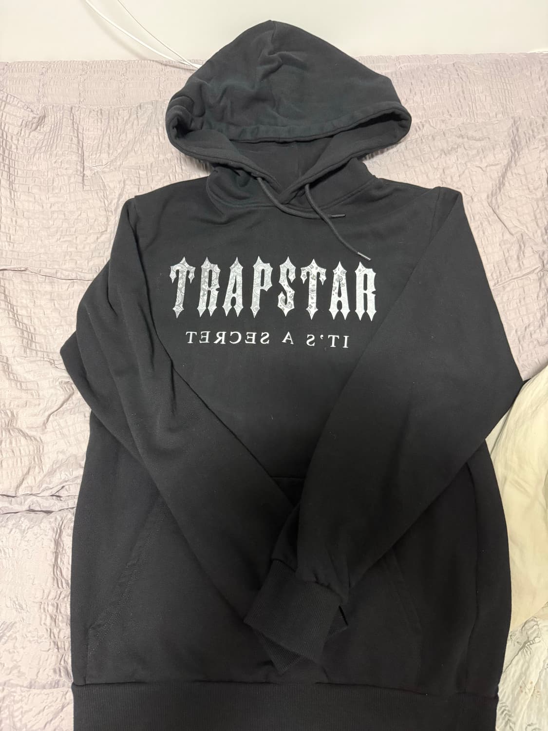 트랩스타 블랙 후드티 M 상품이미지1