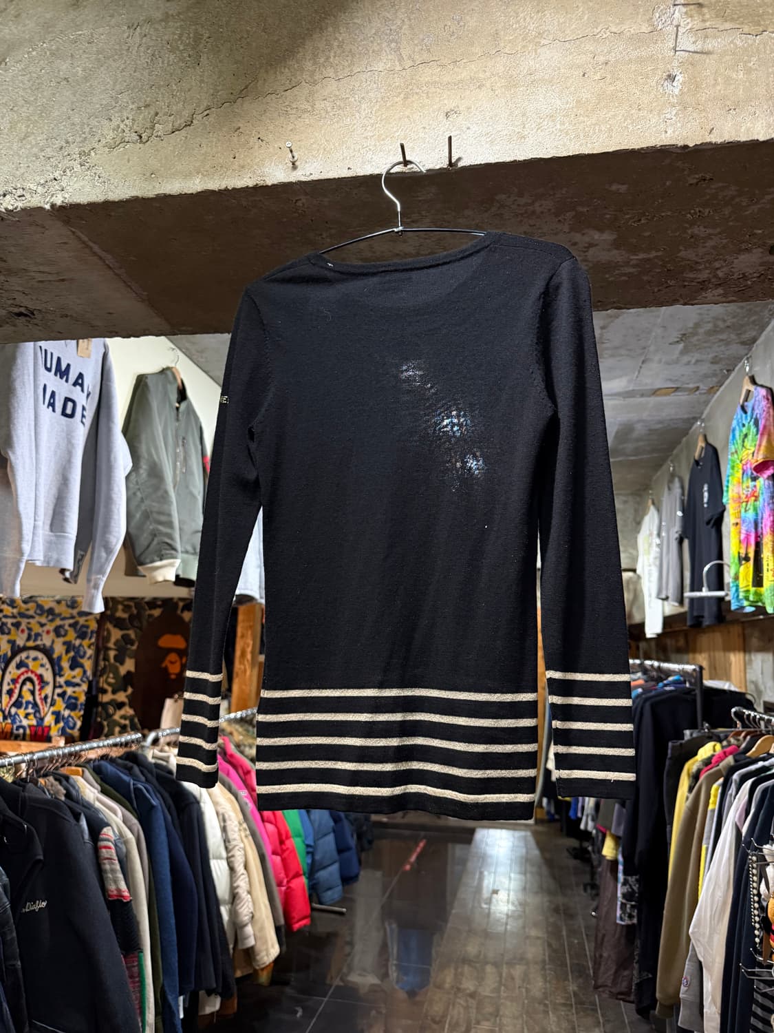 90s CHANEL 샤넬 포인트 캐시미어 니트 상품이미지2