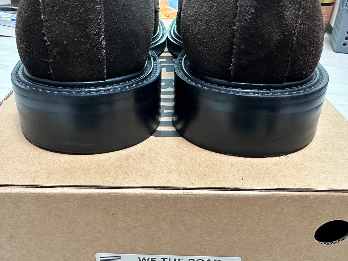 로맨틱무브 뉴 미니멀 로퍼  (리얼브라운 스웨이드) 265 / 박스x 상품이미지4