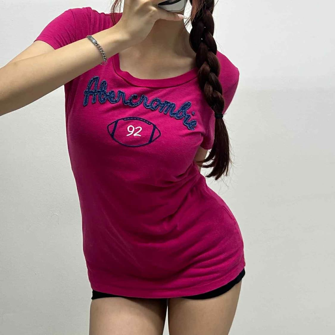 아베크롬비 y2k 여리핏 걸즈 반팔 티셔츠(M) 상품이미지2