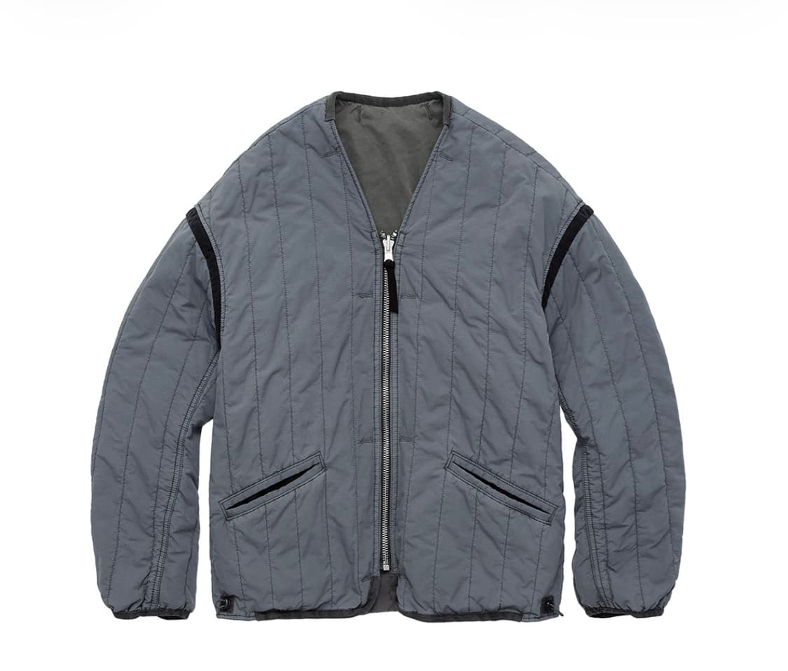 4) 폴리테루 리버시블 라이너 자켓 세이지 그레이 제이드 상품이미지1