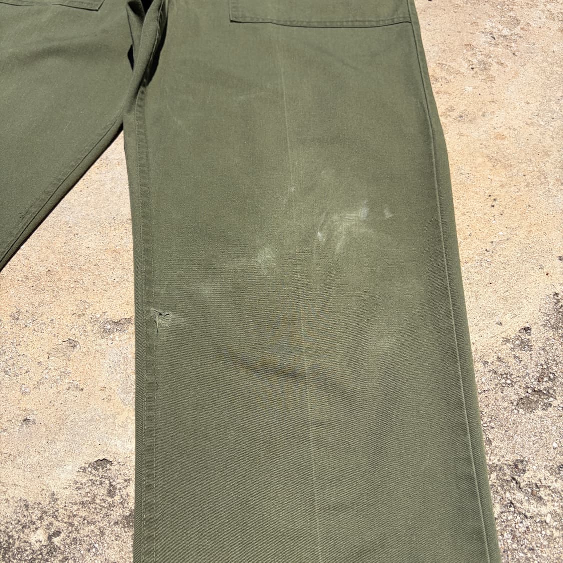 70s-80s US ARMY OG-507 퍼티그 팬츠 32 상품이미지4