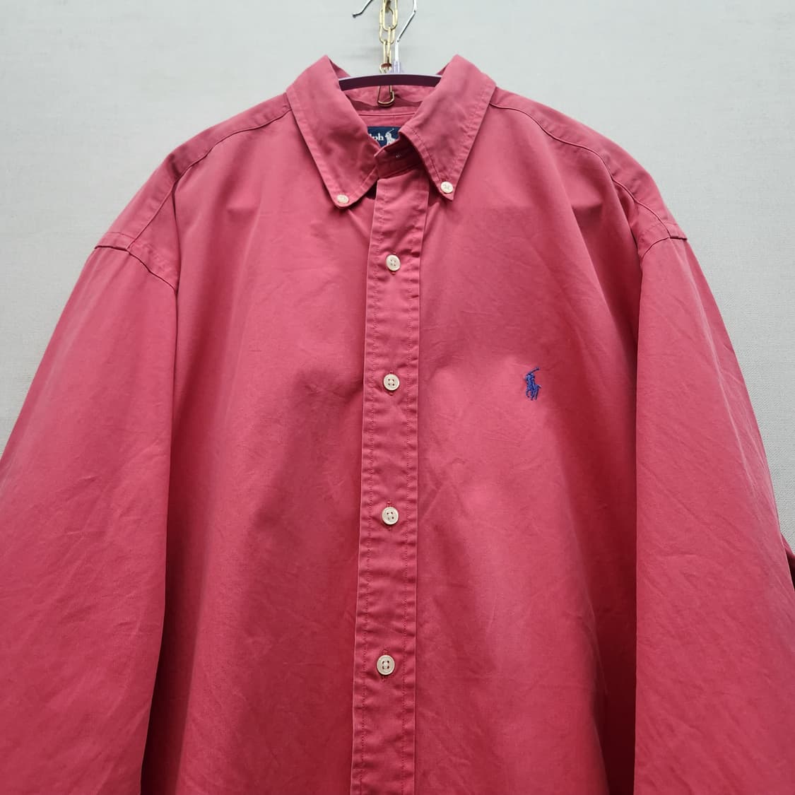 폴로랄프로렌 로고 브레이크 오버핏 셔츠 M(2XL) 상품이미지2