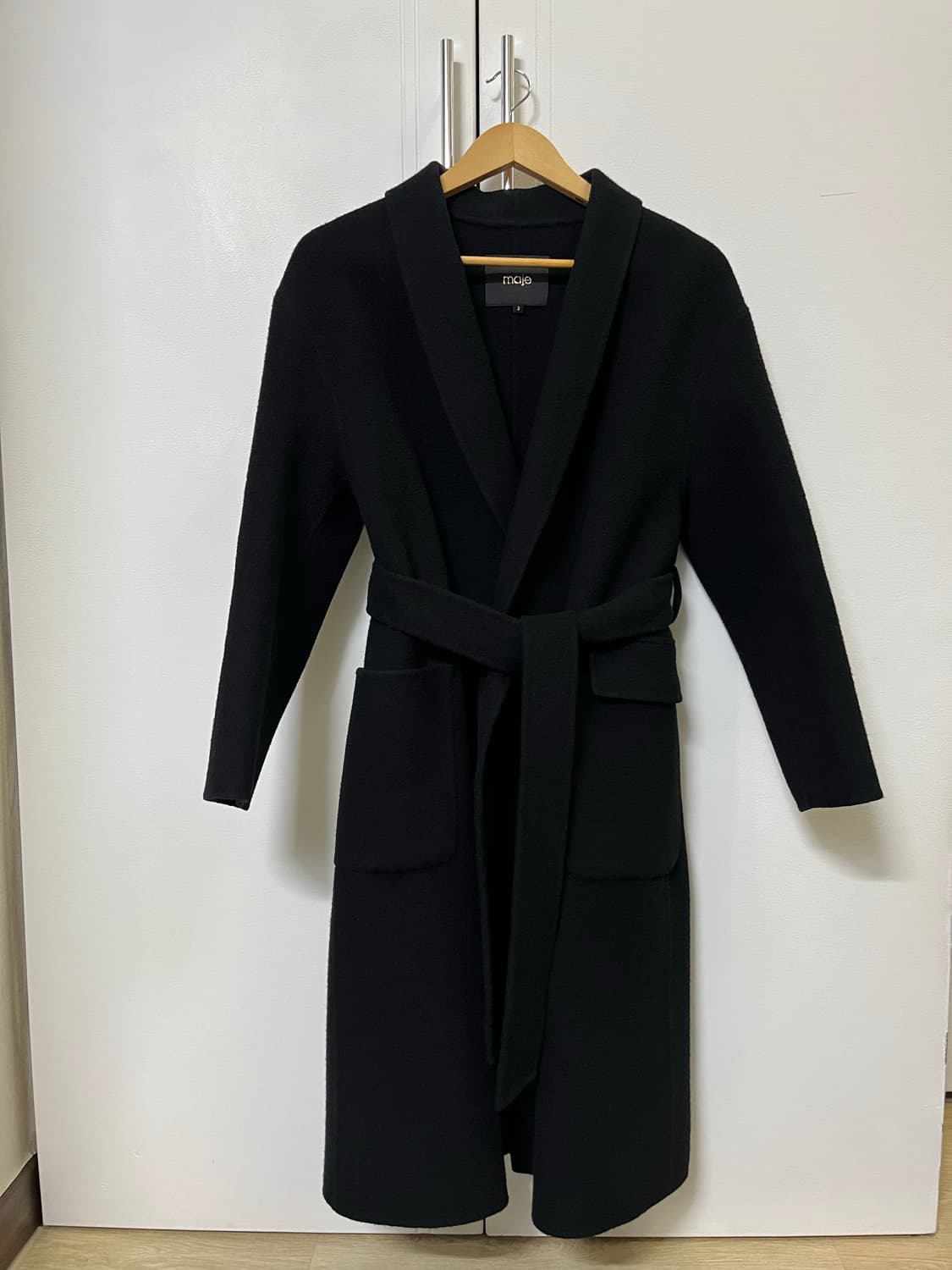 마쥬 벨티드 코트 상품이미지1