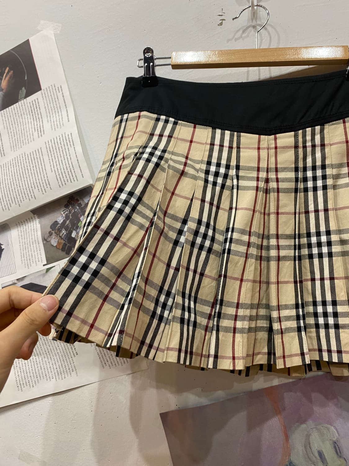 버버리 노바체크 스커트  상품이미지2