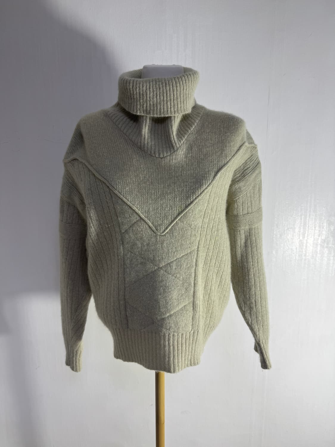 80s 클로드 몬타나 하이넥 니트 아방가르드  상품이미지2