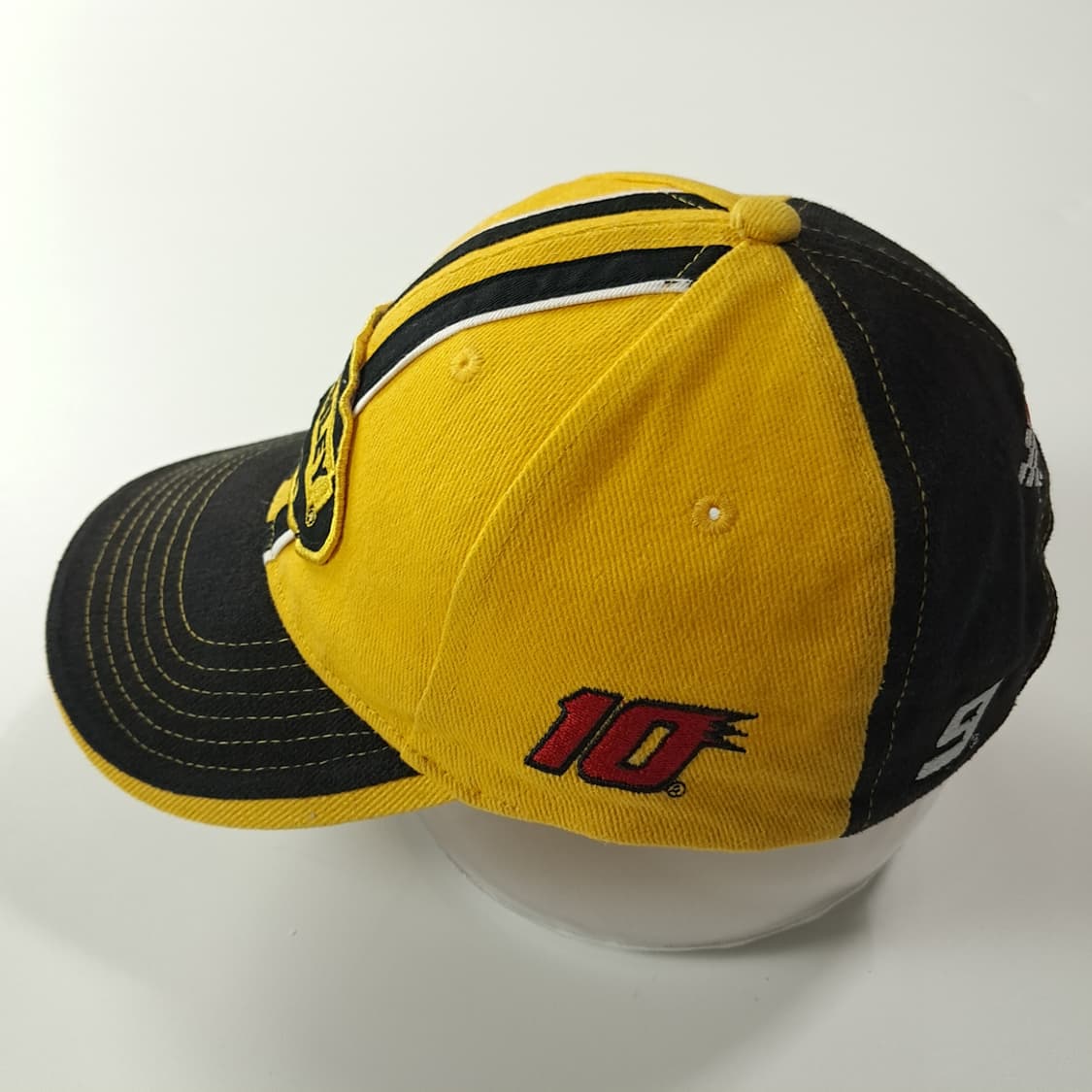 스탠리 레이싱 옐로우 & 블랙 배색 자수 레이싱 캡 모자 P2114 상품이미지4