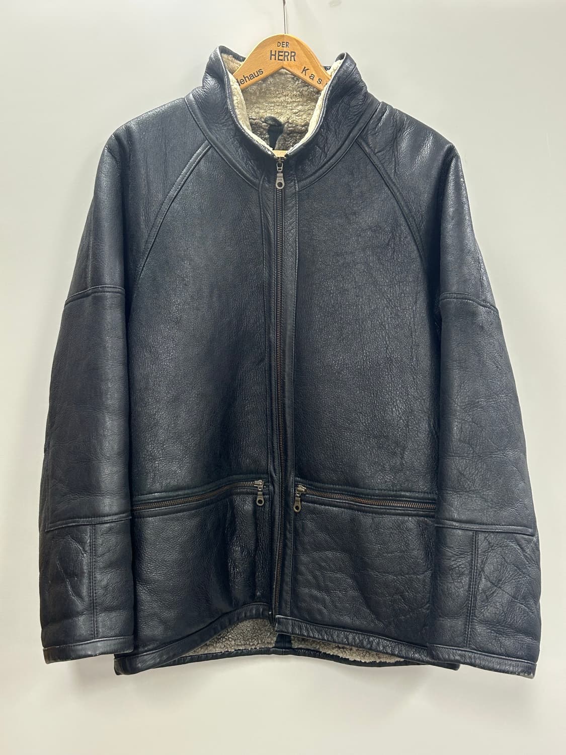 90s 펠레펠레 마크 뷰캐넌 리얼 무톤 자켓 상품이미지4