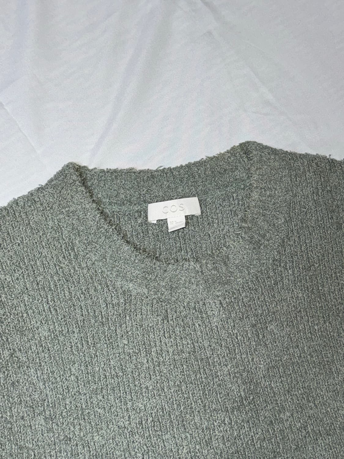 코스 코튼 부클 니트 베스트 M 상품이미지3