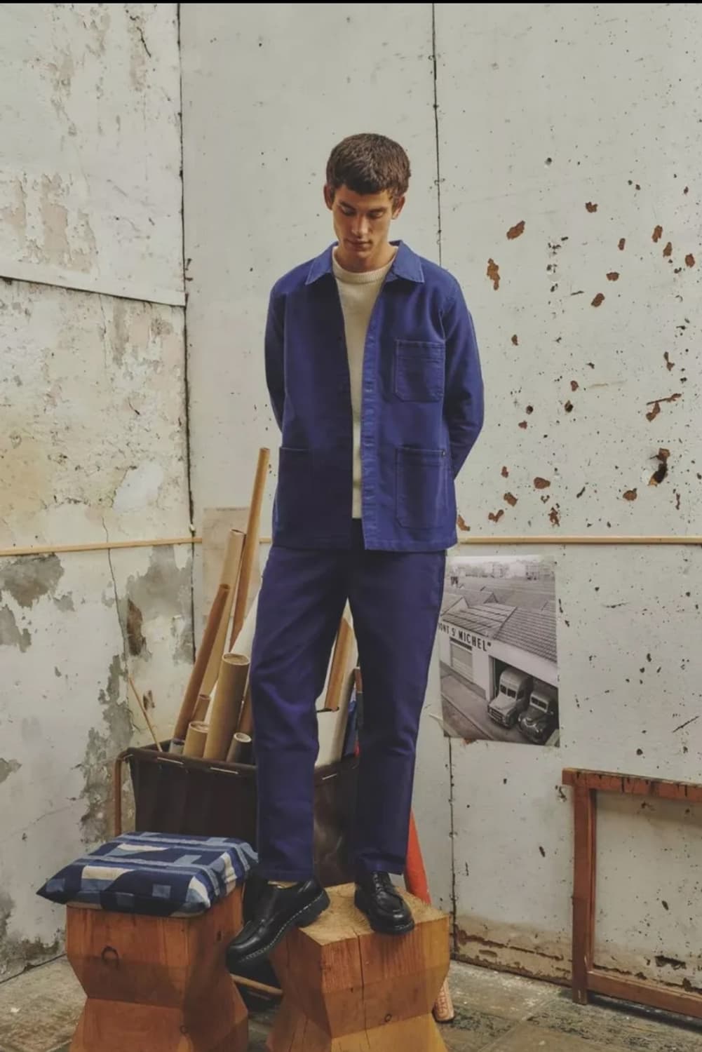 르몽생미셸 몰스킨워크자켓 54 새제품 상품이미지2