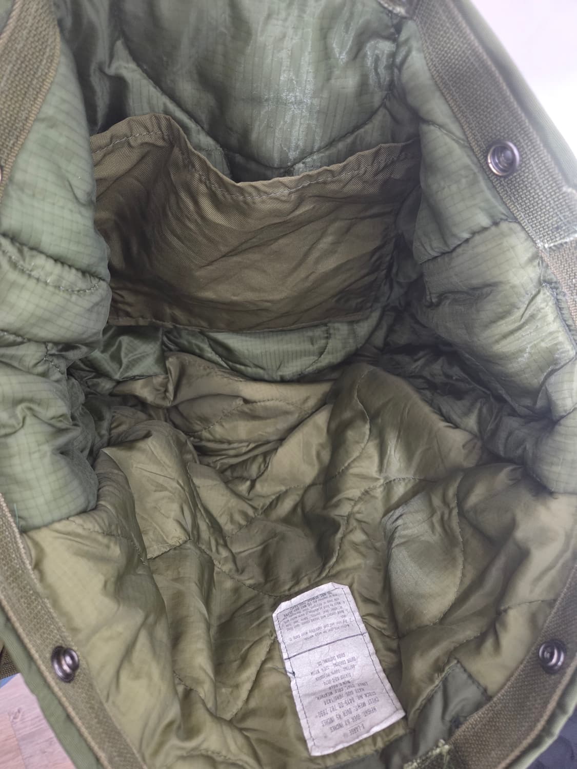 엘리스 직접 제작 밀리터리 토트백 / 원오프 핸드메이드 상품이미지3