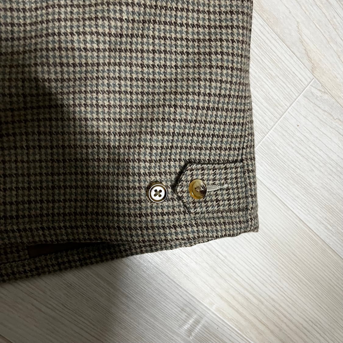 [38/100] 캡틴선샤인 스포츠 자켓 (카키 건클럽 - 울/알파카 혼방 상품이미지6